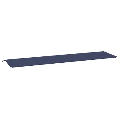 vidaXL Blazina za vrtno klop mornarsko modra 200x50x4cm oxford tkanina