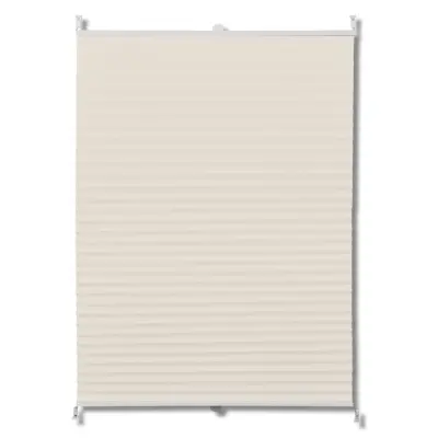 240617 Plisse Blind 40x100cm Creme