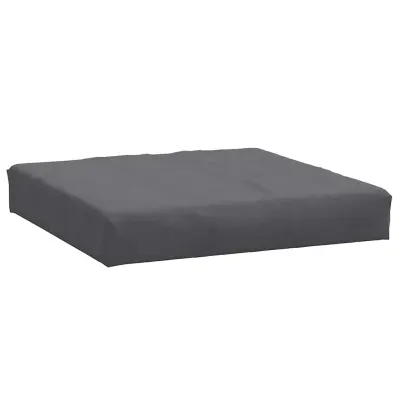 vidaXL Blazina za palete melanž antracit 60x60x9,5 cm blago