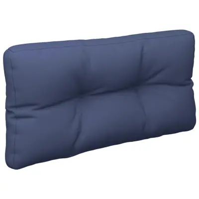 vidaXL Blazina za kavč iz palet mornarsko modra 80x40x12 cm blago