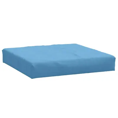 vidaXL Blazina za palete melanž modra 60x60x9,5 cm blago