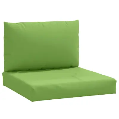 vidaXL Blazine za palete 2 kosa melanž zeleno blago