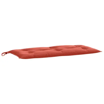vidaXL Blazina za vrtno klop melanž rdeča 100x50x7 cm blago