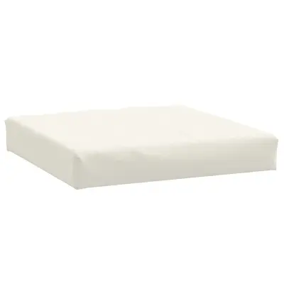 vidaXL Blazina za palete melanž krem 60x60x9,5 cm blago