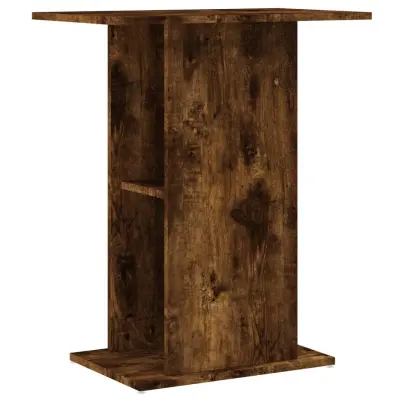 vidaXL Stojalo za akvarij dimljeni hrast 60,5x36x72,5 cm inž. les