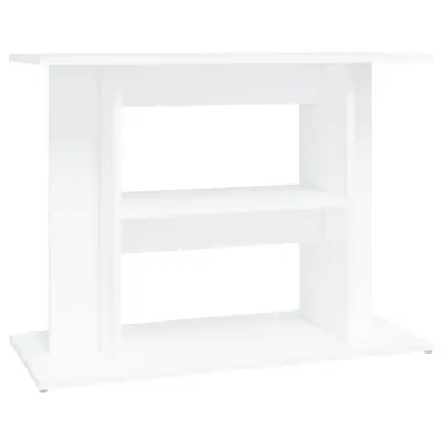 vidaXL Stojalo za akvarij belo 80x35x60 cm inženirski les
