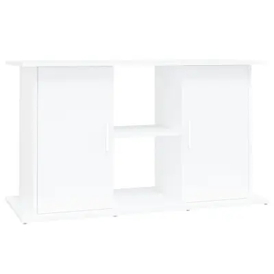 vidaXL Stojalo za akvarij belo 101x41x58 cm inženirski les