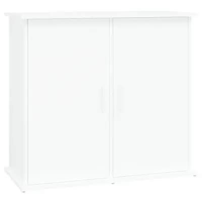 vidaXL Stojalo za akvarij belo 81x36x73 cm inženirski les