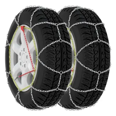 vidaXL Snežne verige za pnevmatike 2 kosa 16 mm SUV 4x4 vel. 450
