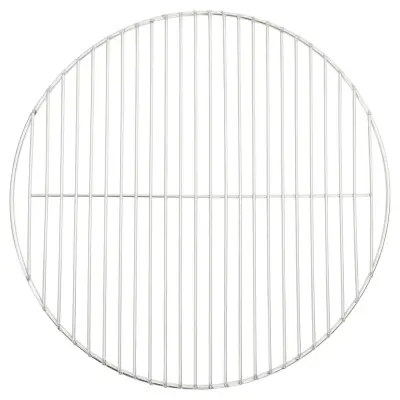 vidaXL Žar rešetka okrogla Ø47 cm nerjaveče jeklo 304