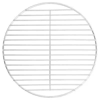 vidaXL Žar rešetka okrogla Ø34,5 cm nerjaveče jeklo 304