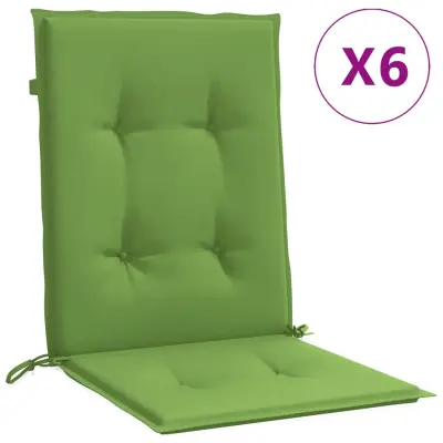 vidaXL Blazina za stol 6 kosov melanž zelena 100x50x4 cm blago