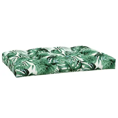 vidaXL Blazina za palete zelena 120x80x12 cm blago