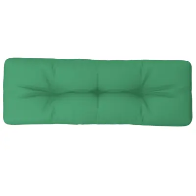 vidaXL Blazina za kavč iz palet zelena 120x40x12 cm