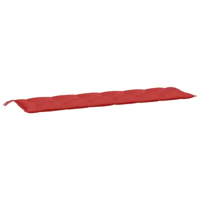 vidaXL Blazina za vrtno klop rdeča 200x50x7 cm oxford tkanina