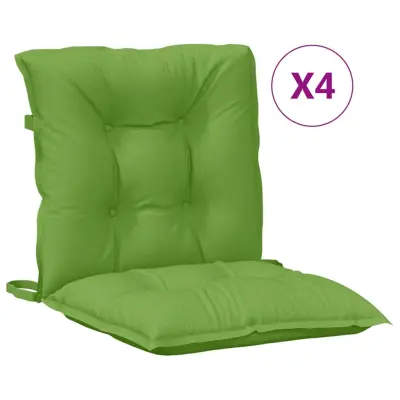 vidaXL Blazina za stol 4 kosi melanž zelena 100x50x7 cm blago