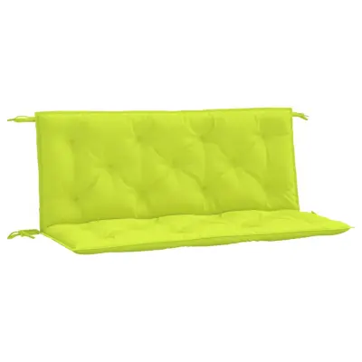 vidaXL Blazina za vrtno klop 2 kosa svetlo zelena oxford tkanina