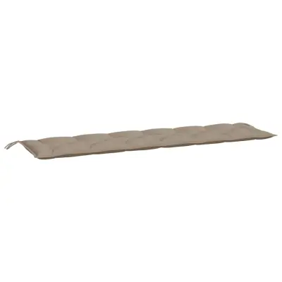 vidaXL Blazina za vrtno klop taupe 200x50x7 cm oxford tkanina
