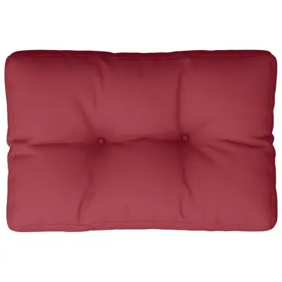 vidaXL Blazina za kavč iz palet vinsko rdeča 50x40x12 cm