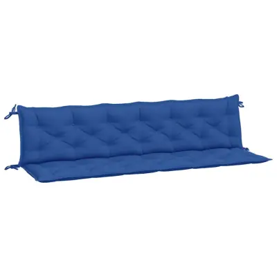 vidaXL Blazina za vrtno klop 2 kosa modra 200x50x7cm oxford tkanina