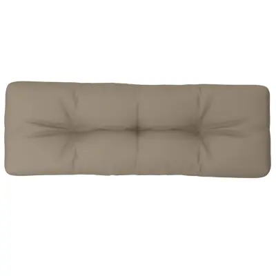 vidaXL Blazina za kavč iz palet taupe 120x40x12 cm