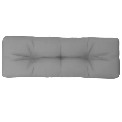 vidaXL Blazina za kavč iz palet siva 120x40x12 cm