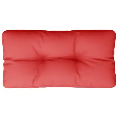 vidaXL Blazina za kavč iz palet rdeča 70x40x12 cm