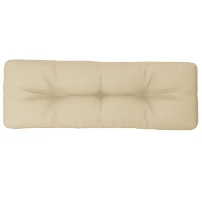 vidaXL Blazina za kavč iz palet bež 120x40x12 cm