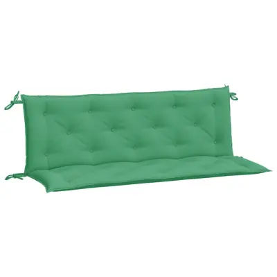 vidaXL Blazina za vrtno klop 2 kosa zelena 150x50x7cm oxford tkanina