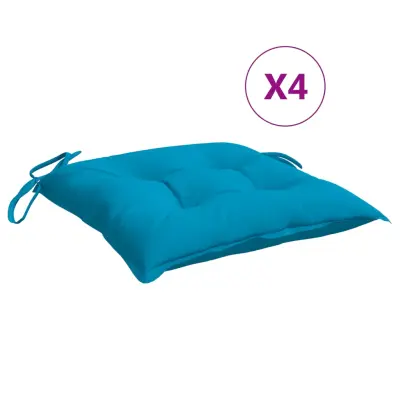 vidaXL Blazine za palete 4 kosi svetlo modre 50x50x7 cm oxford tkanina