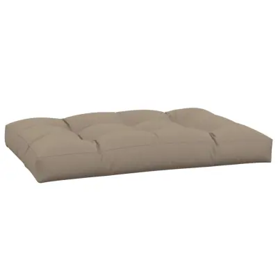 vidaXL Blazina za palete taupe 120x80x12 cm blago