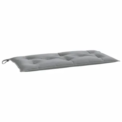 vidaXL Blazina za vrtno klop siva 100x50x7 cm blago