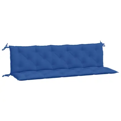 vidaXL Blazina za vrtno klop 2 kosa modra 180x50x7cm oxford tkanina