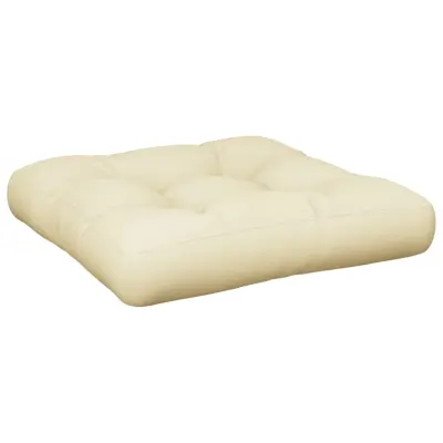 vidaXL Blazina za kavč iz palet krem 50x50x12 cm