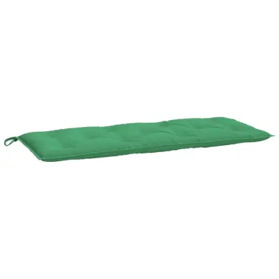 vidaXL Blazina za vrtno klop zelena 120x50x7 cm oxford tkanina
