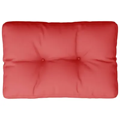 vidaXL Blazina za kavč iz palet rdeča 50x40x12 cm