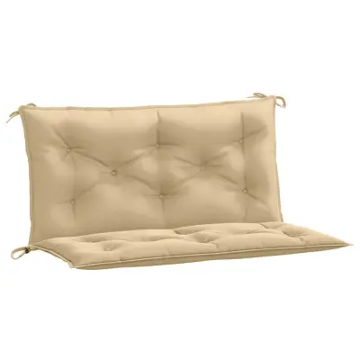 vidaXL Blazina za vrtno klop 2 kosa melanž bež 100x50x7 cm blago