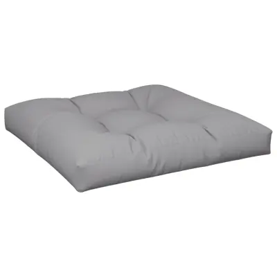 vidaXL Blazina za kavč iz palet siva 80x80x12 cm