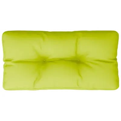 vidaXL Blazina za kavč iz palet svetlo zelena 70x40x12 cm