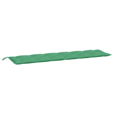 vidaXL Blazina za vrtno klop zelena 200x50x7 cm oxford tkanina