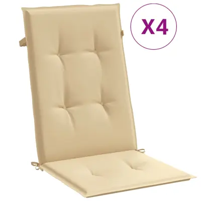 vidaXL Blazina za stol 4 kosi melanž bež 120x50x4 cm blago
