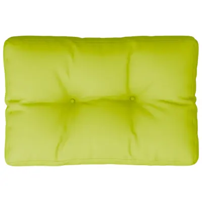 vidaXL Blazina za kavč iz palet svetlo zelena 50x40x12 cm