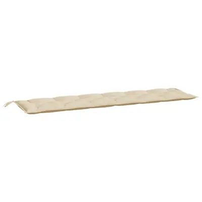 vidaXL Blazina za vrtno klop bež 200x50x7 cm oxford tkanina