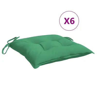 vidaXL Blazine za palete 6 kosov zelene 50x50x7 cm oxford tkanina