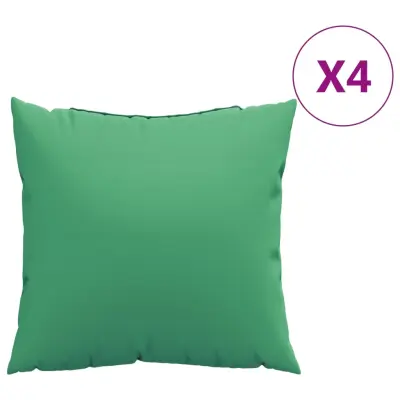 vidaXL Blazine za kavč 4 kosi zelene 60x60 cm blago