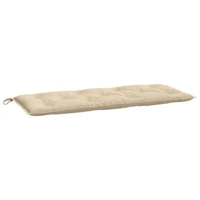 vidaXL Blazina za vrtno klop bež 120x50x7 cm oxford tkanina