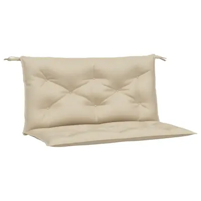 vidaXL Blazina za vrtno klop 2 kosa bež 100x50x7cm oxford tkanina