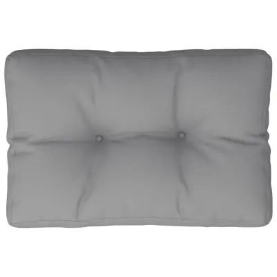 vidaXL Blazina za kavč iz palet siva 50x40x12 cm