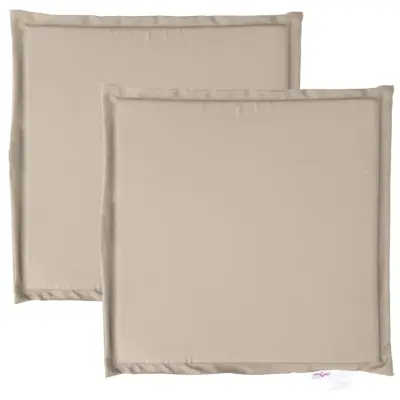 vidaXL Blazina za vrtni sedež 2 kosa taupe 45x45x2 cm kvadratna
