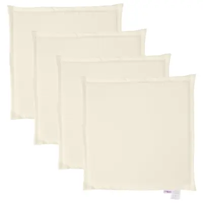 vidaXL Blazina za vrtni sedež 4 kosi krem 45x45x2 cm kvadratna